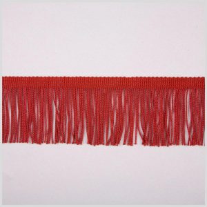 Chainette Fringe |  Red Chainette Fringe – 2" Chainette Fringe Chainette Fringe