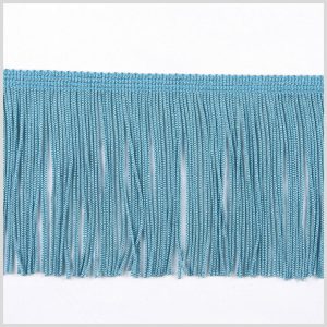 Chainette Fringe |  Turquoise Chainette Fringe – 4" Chainette Fringe Chainette Fringe