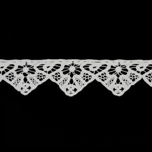 Cotton Lace Trim |  3" White Cotton Guipure Lace Trim Cotton Lace Trim Cotton Lace Trim