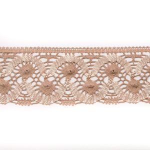 Crochet Lace Trim |  Beige/Ivory Crochet Trim – 4" Crochet Lace Trim Beige,Ivory