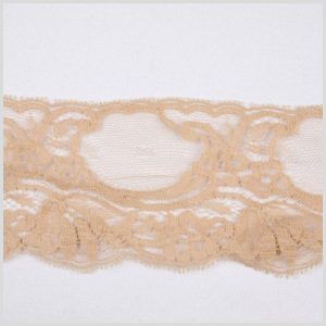 Floral Lace Trim |  2" Beige Floral Lace Floral Lace Trim Beige