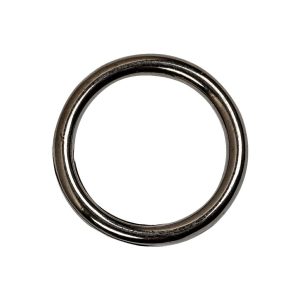 Buckles |  Gunmetal Solid Metal O Ring – 1" Buckles Buckles