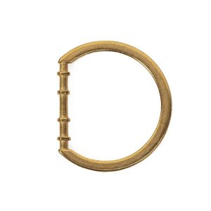 Buckles |  Matte Gold Cast Metal Rounded D-Ring – 25Mm Buckles Buckles