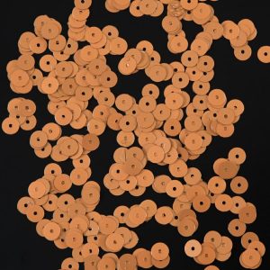 Loose Sequins |  Bag Of Pumpkin Dull-Bright Loose Sequins – 6Mm Loose Sequins Loose Sequins